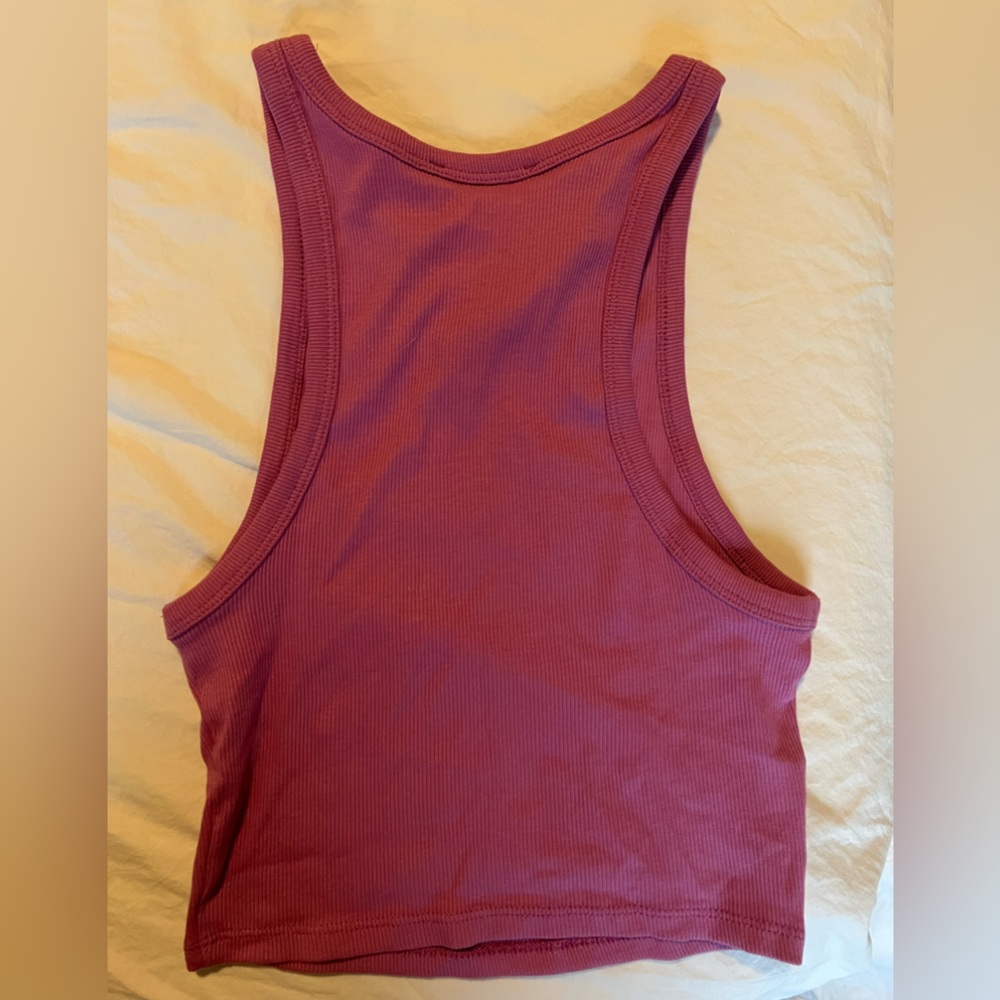 zara pink tank top
